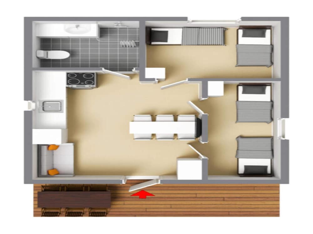 6 Person Holiday Park Home in Holbaek