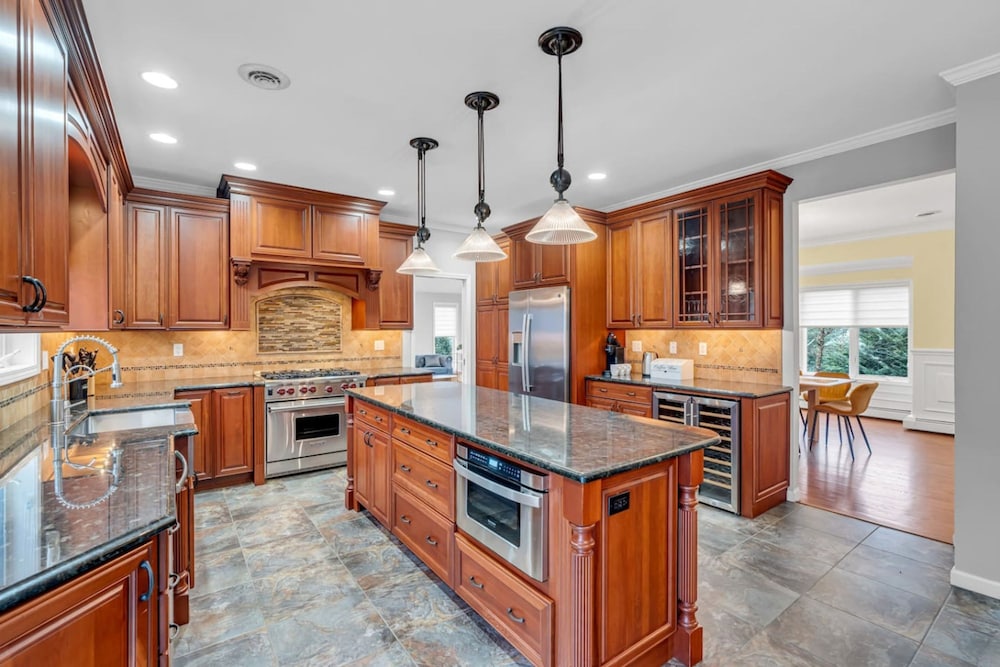Family Getaway With Fireplace and Patio