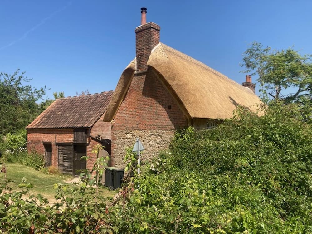 Idyllic Historic Thatched Cottage Hardy's Dorset view 5