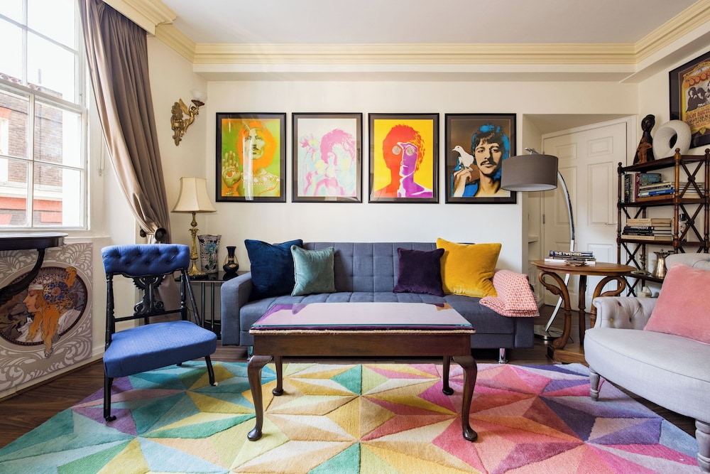 Mayfair 9-bed Townhouse - Sleeps 16, Patio & Ac