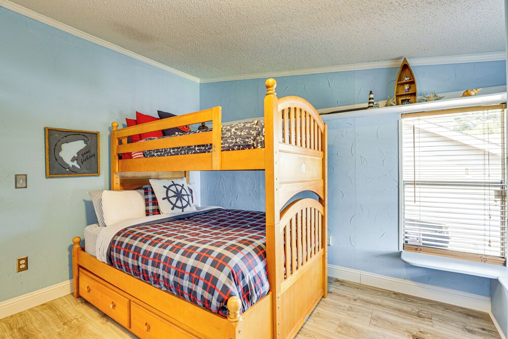 Lakefront Escape w/ Game Room & Dock in Mabank!