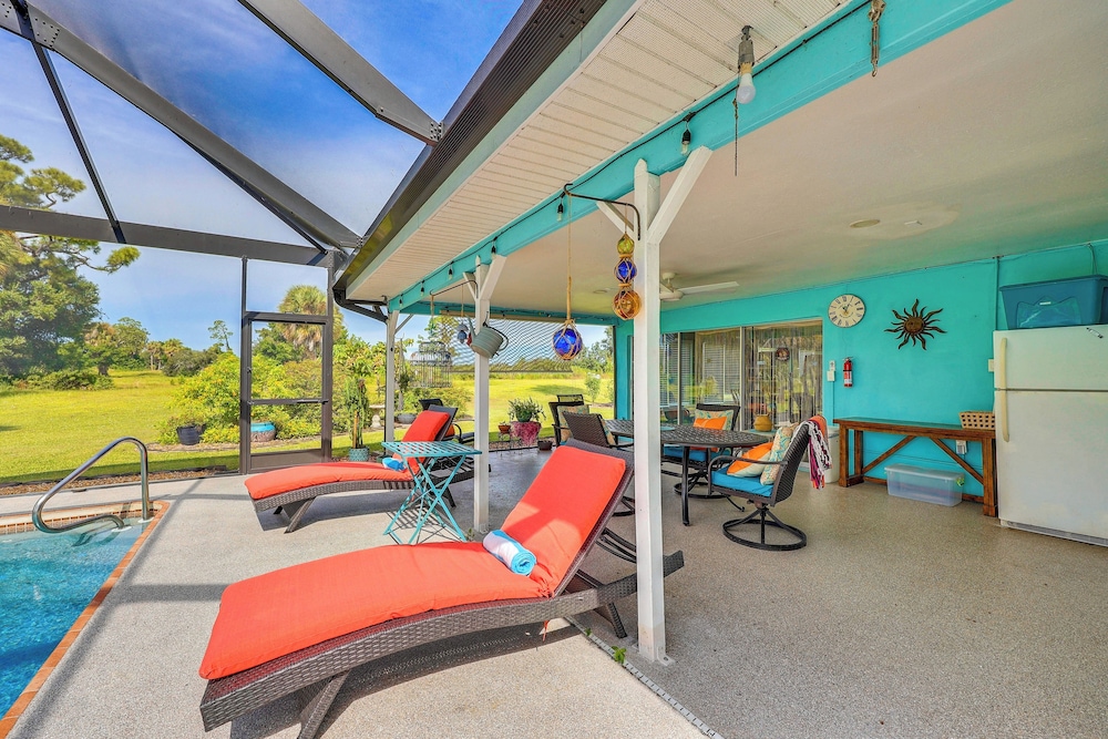 Heated Pool + Spacious Yard: Port Charlotte Escape