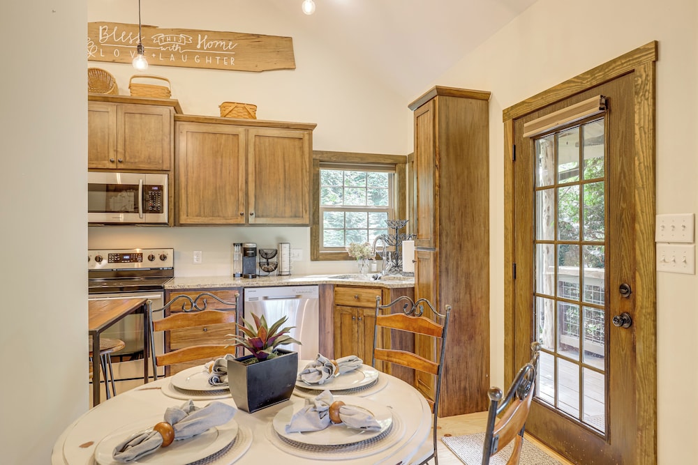 Hike, Leaf Peep & More: Sleek Cabin in Weaverville