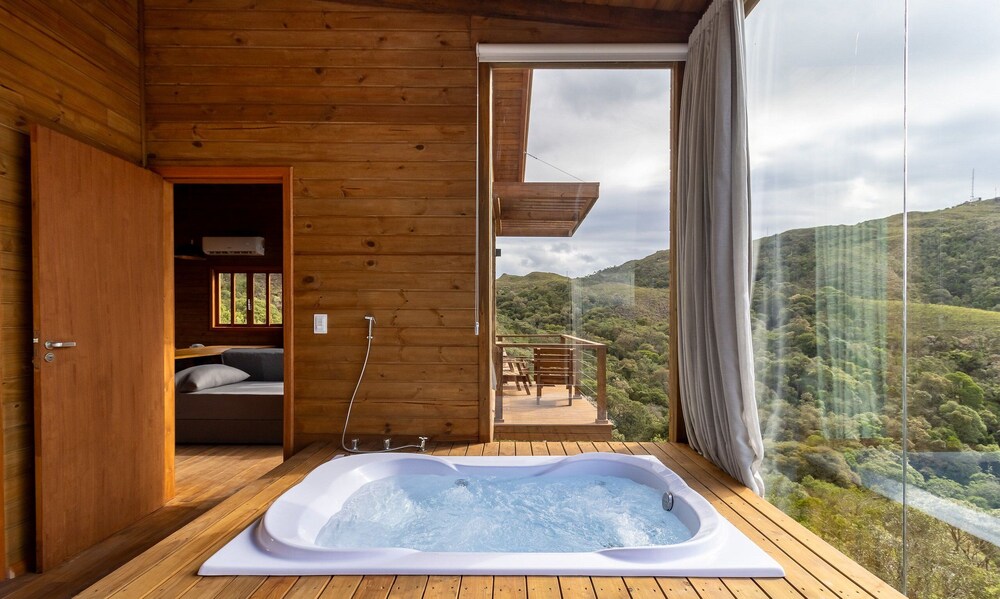 Cabana c/ vista e jacuzzi Serra Catarinense VST025