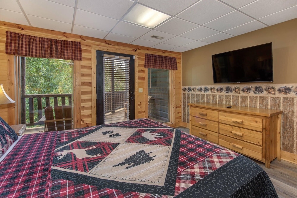 Cabin w/ Hot Tub, Theater & Views - Sleeps 22 view 5