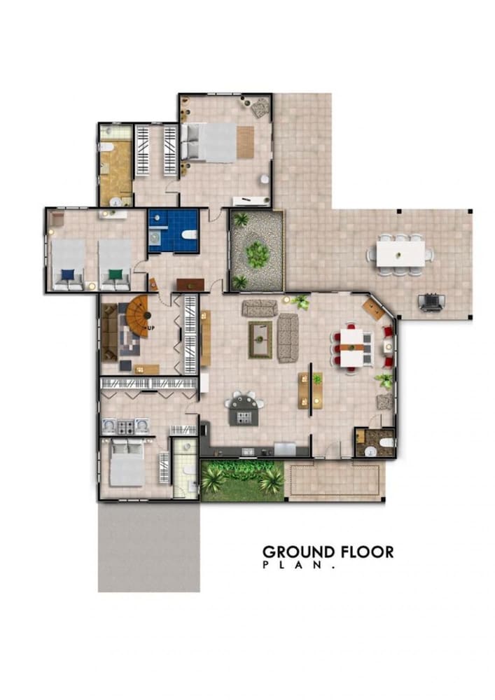 Spacious 5BR Home w Amazing Garden Privatepool