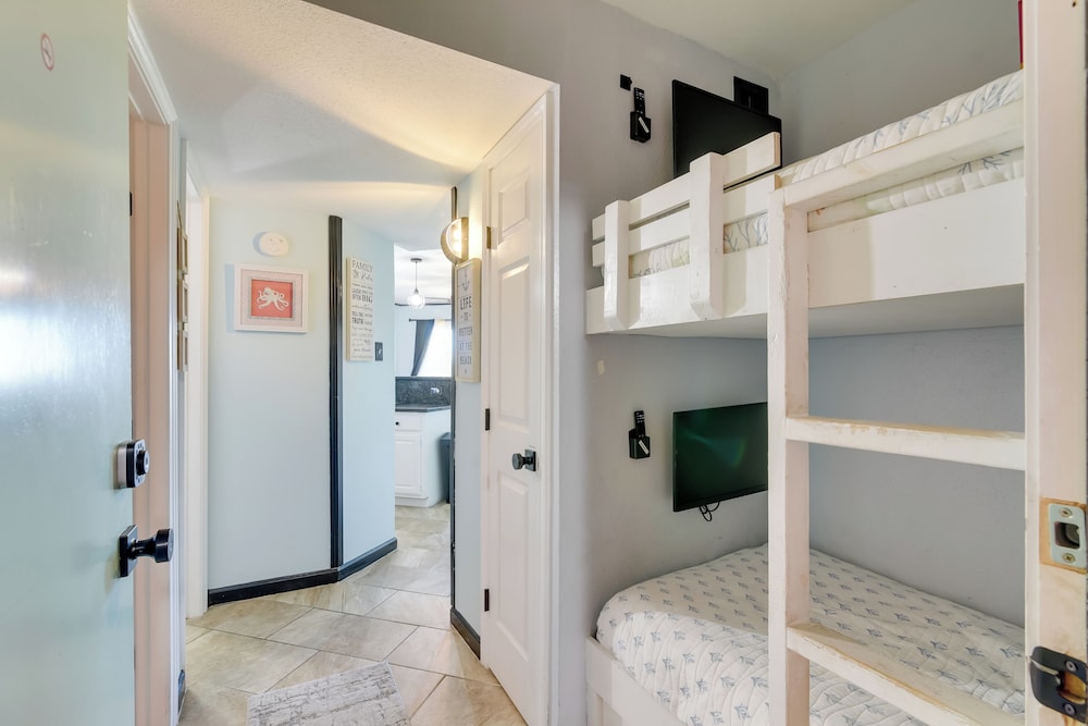 Across From Beach: Resort-style Galveston Condo