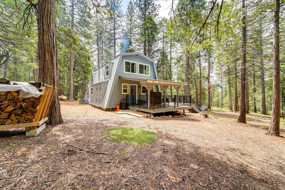 Cozy Nevada City Cabin: Deck, Game Room, Fire Pit view 4