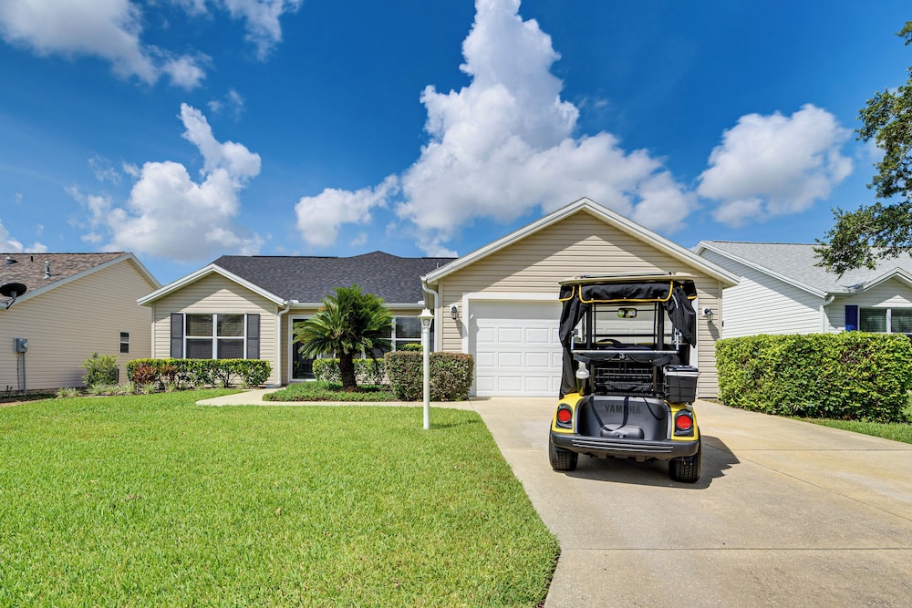 Single-story Home w/ Golf Cart in The Villages