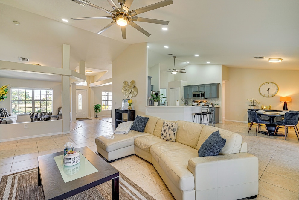 4 Mi to Beach: Home w/ Patio in Cape Coral!