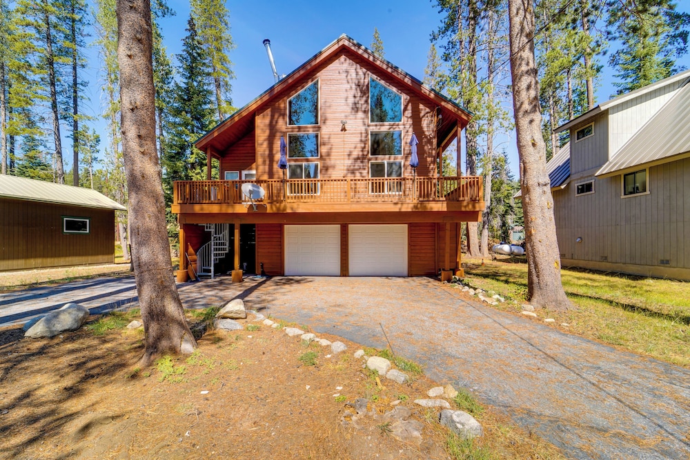 Snowshoe & Sled On-site! Soda Springs Cabin view 5