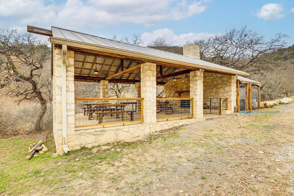 Fire Pit, Views: Peaceful Texas Hill Country Cabin
