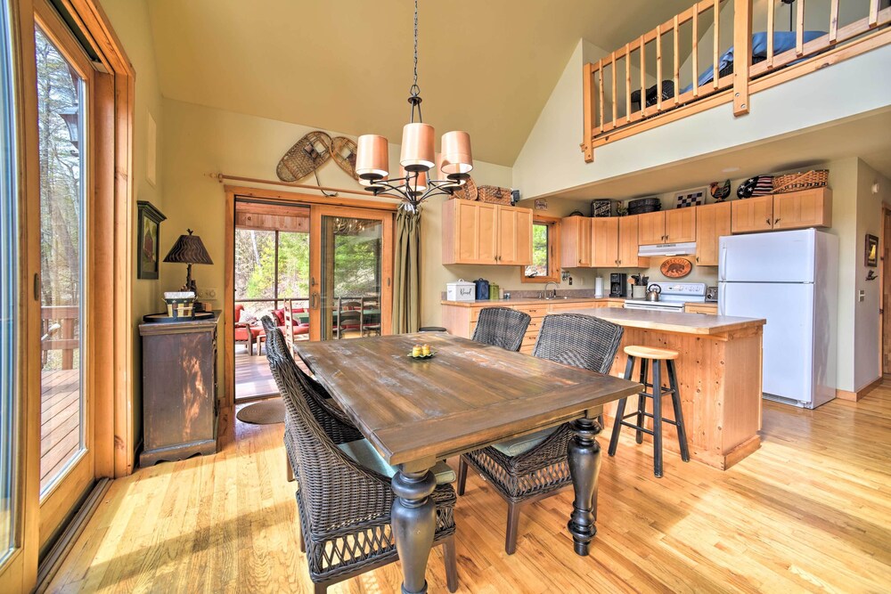 Adirondack Oasis: Lake House w/ Dock + Deck!
