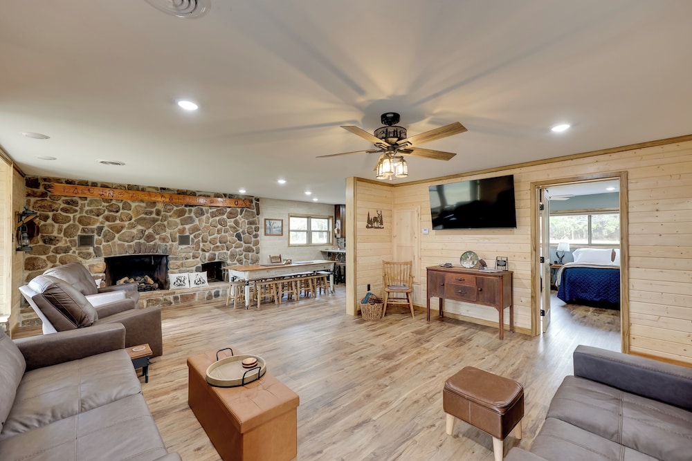 Near Blue Mountain Lake & ATV Trails: Cabin Escape