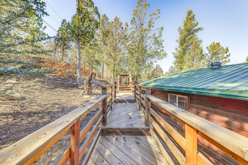 Ruidoso Cabin w/ Deck ~ 1 Mi to Midtown! view 5