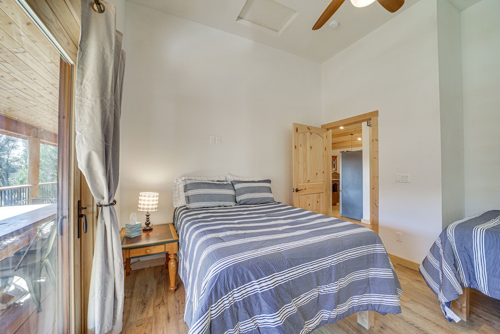 Payson Vacations - Airy Pine Cabin w/ Wraparound Deck Near Trails! - Property Image 3