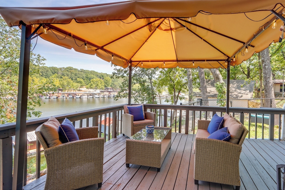 Dock + Views: Scenic Group Retreat on Grand Lake!