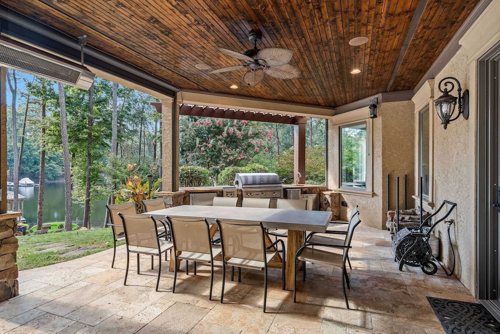 Livin' Large Lake Norman Estate w/ Pool, Dock, Game Room & Scenic Views