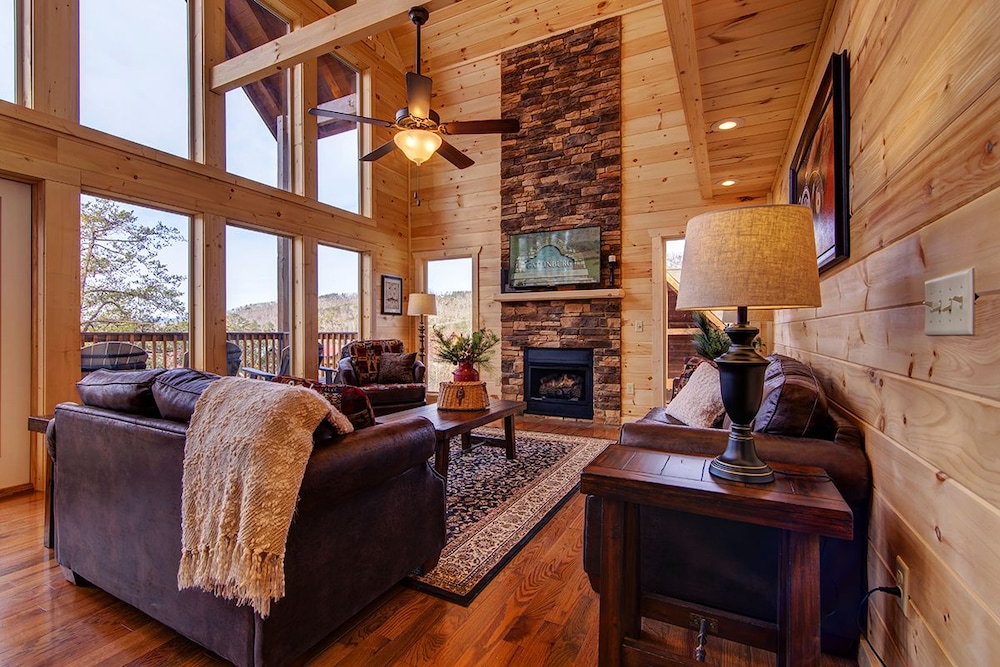 A River Runs Through It - 3 Bedrooms, 3 Baths, Sleeps 12 Cabin by RedAwning