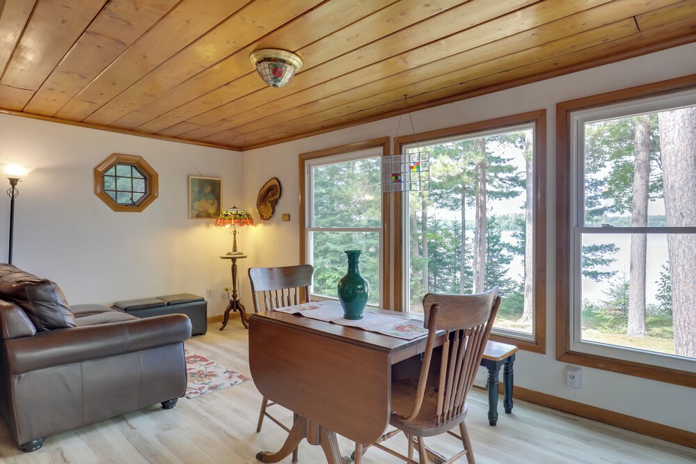 Dock & Views: Lakefront Family Home in Conover!