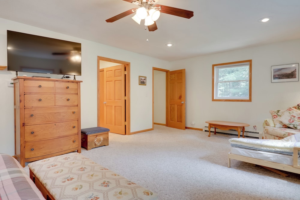 Dock & Views: Lakefront Family Home in Conover!
