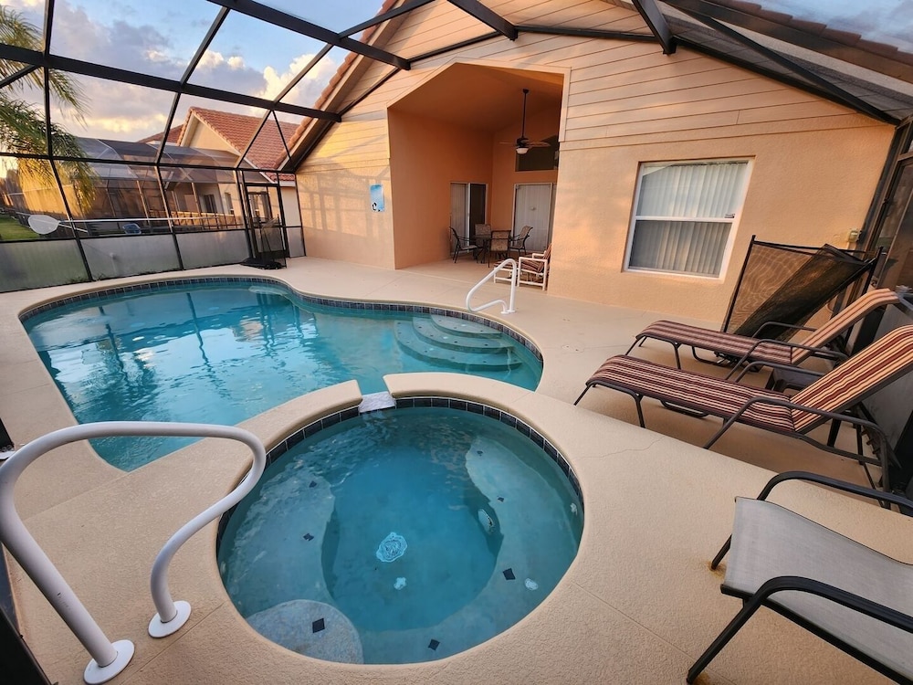 Sol826sc 4bed Solana Private Pool Home 4 Bedroom Home