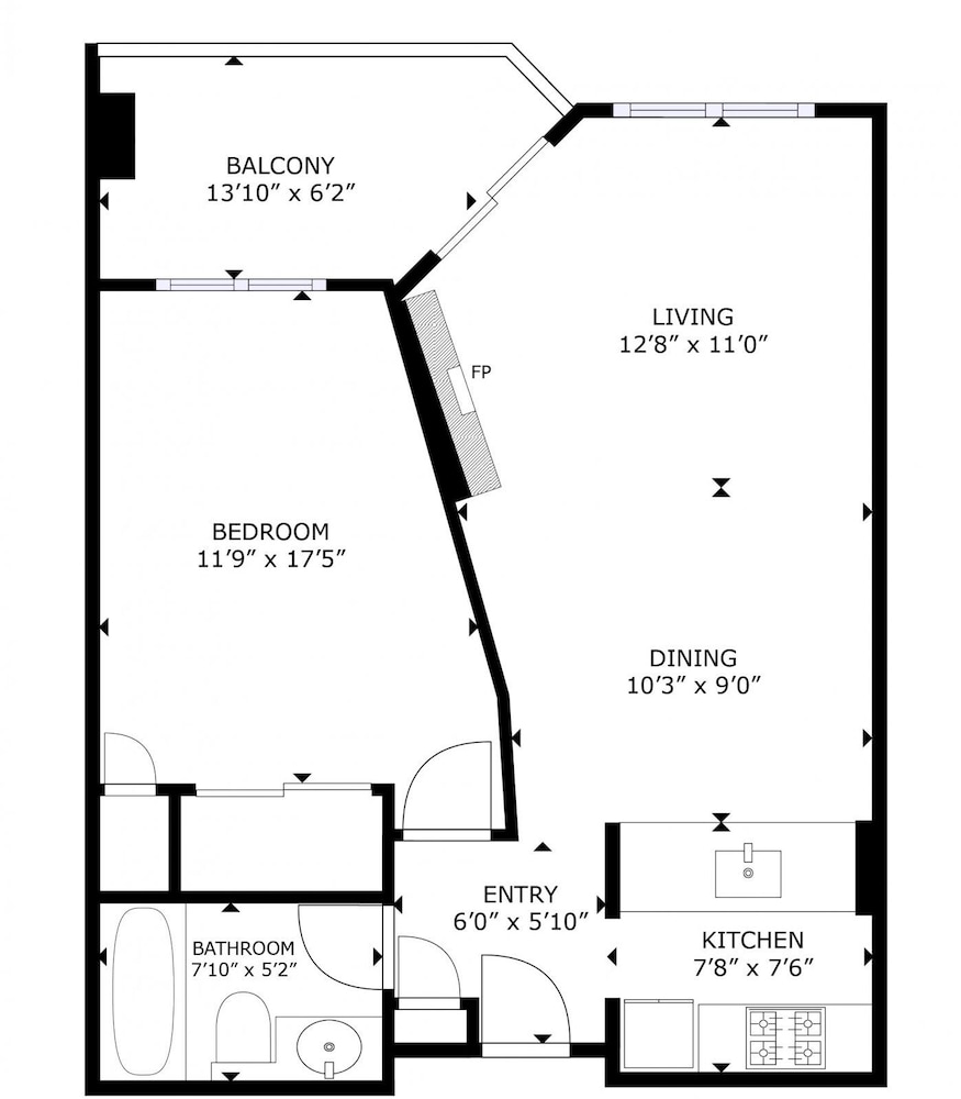 Aspens One Bedroom Unit