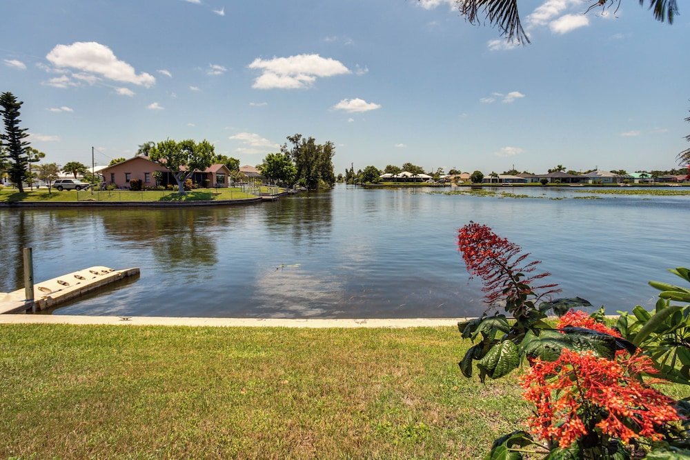 Dock & Outdoor Oasis: Waterfront Cape Coral Home