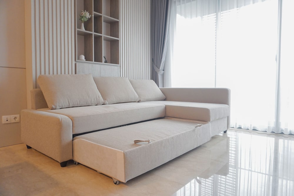 Modern Designed And Strategic 1Br Apartment Arumaya Residence