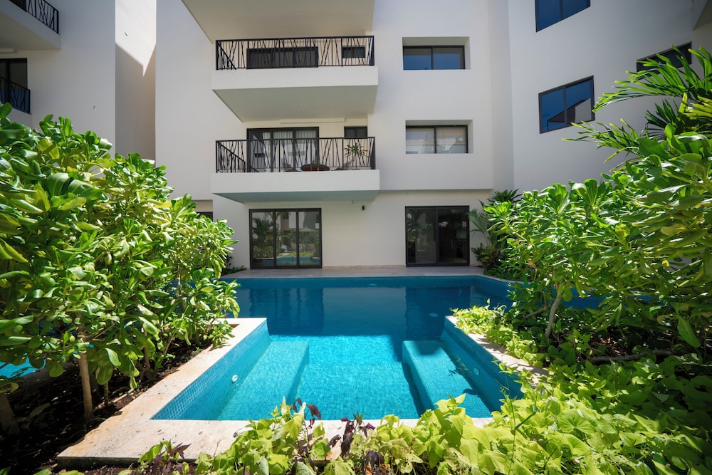 Depa Moderno con Alberca Tulum 1 Rec