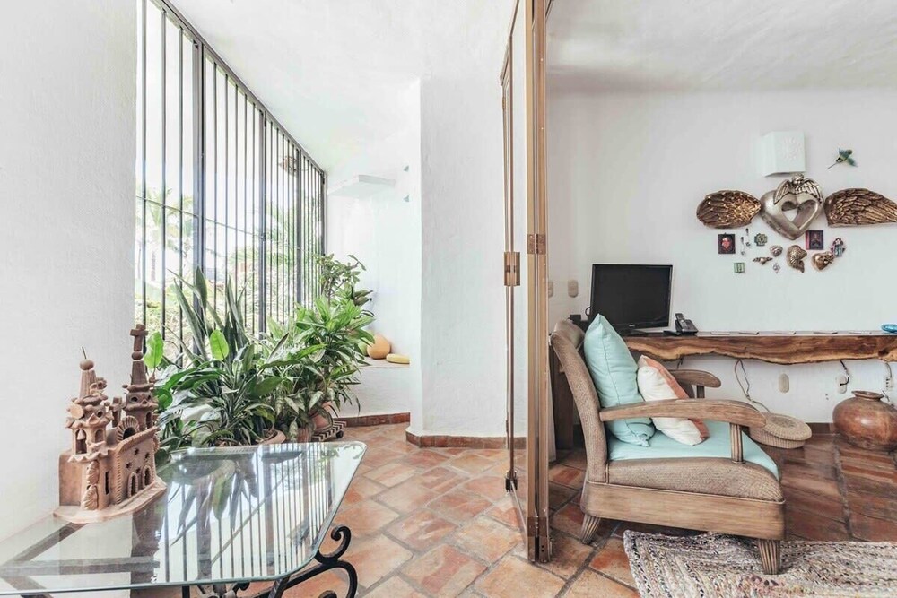 Beach Front Building 2Br Condo-balcony-beach-pool