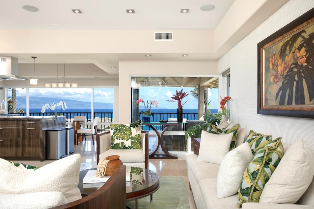 Kapalua Bay Villas 2 Free Rental Cars KBM Resorts Panoramic Ocean Views 2 Units, 3 Bedrooms Ml-1990