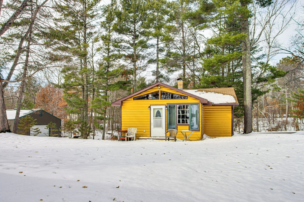 Boat Dock & Fire Pit: Waterfront Home in Crosslake