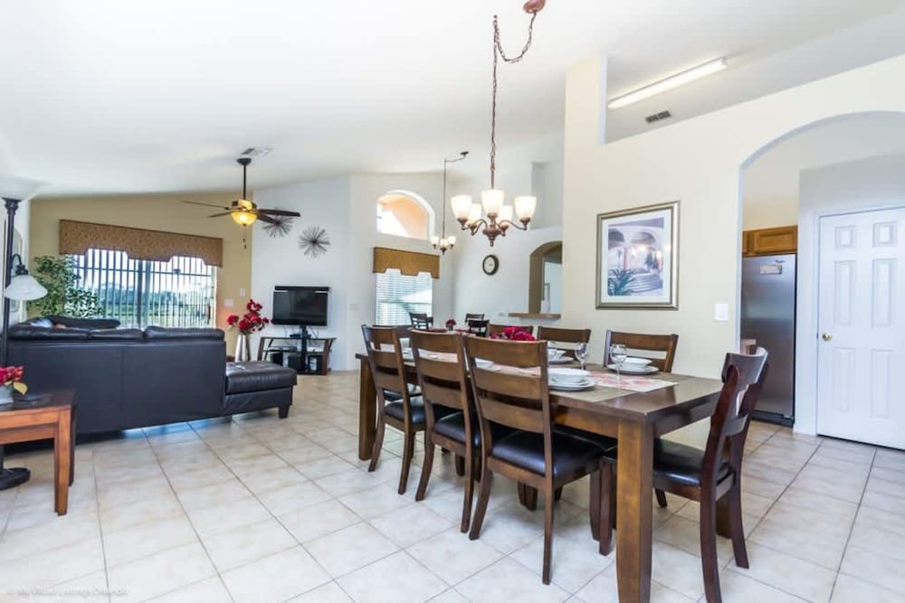 4bd Villa With Solar Heated Pool Near Disney No Resort Fee