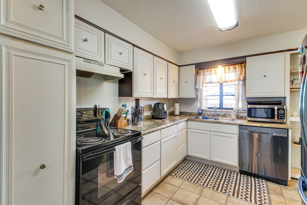 Easy OKC Access! Quiet Home w/ Yard & Workspace