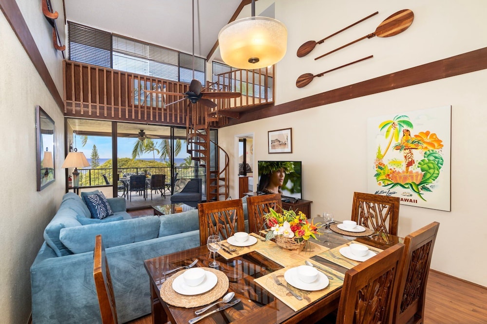 Great Ocean & Golf Views - 2 Bedrooms + Loft - Private Outdoor Patio - Vrkcv