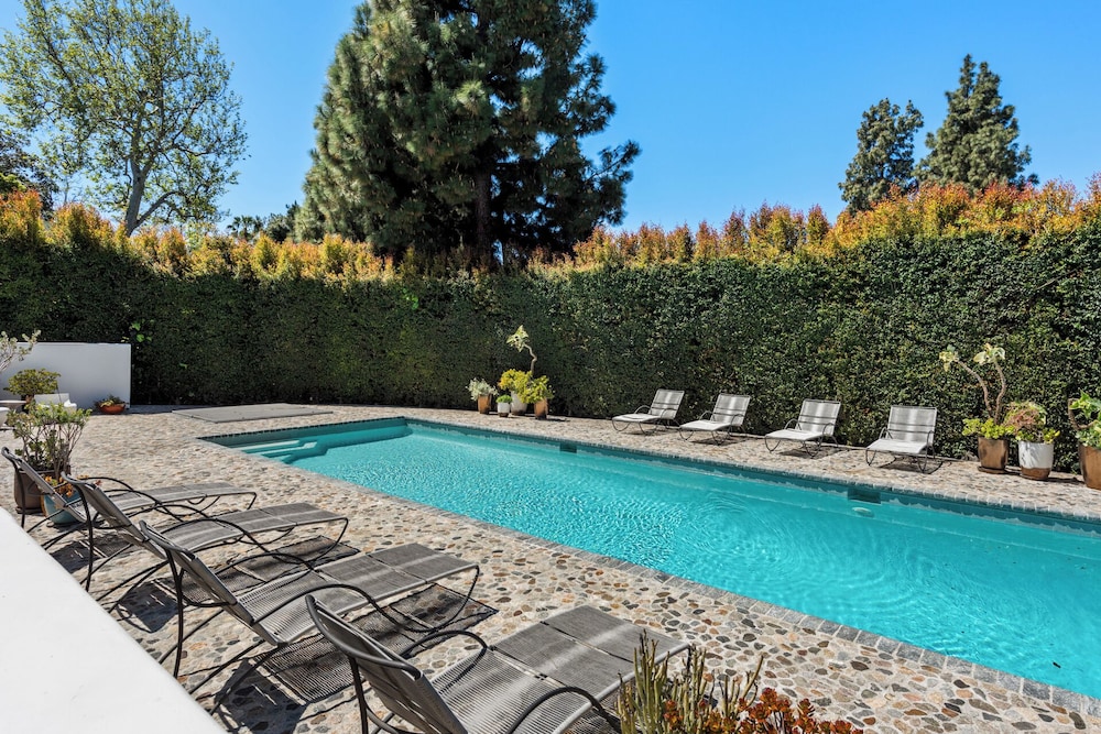 Howard Hughes Estate - Spanish Revival Gem w/ Pool, Wine Cellar & Guest House