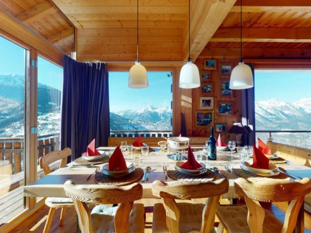 Sunny Chalet in Veysonnaz With Garden