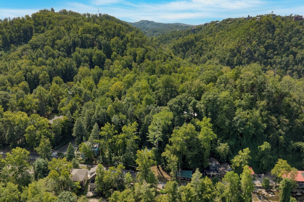 Riverwood Gatlinburg/pigeon Forge Cabin w/ River Views