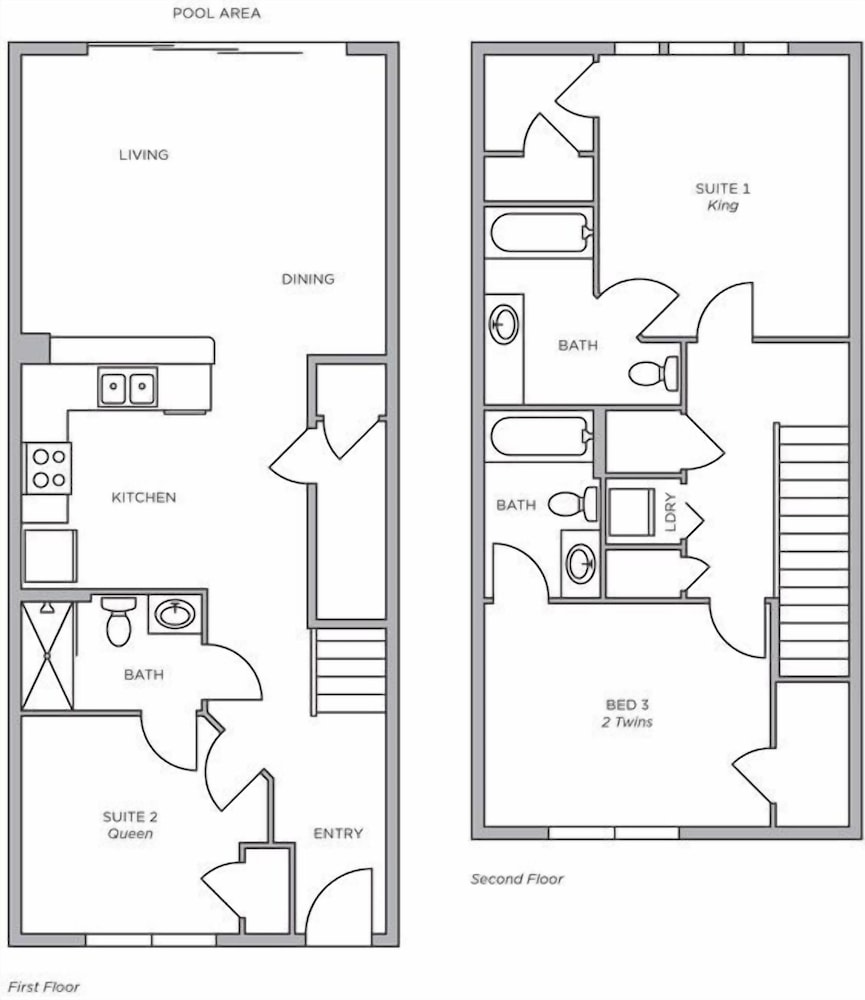 Windsor Hills Getaway: 3br, Pool, Near Disney 3 Bedroom Townhouse
