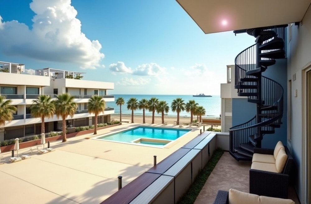 Eivissa Beachfront Gem - Modern 2BR Apartment