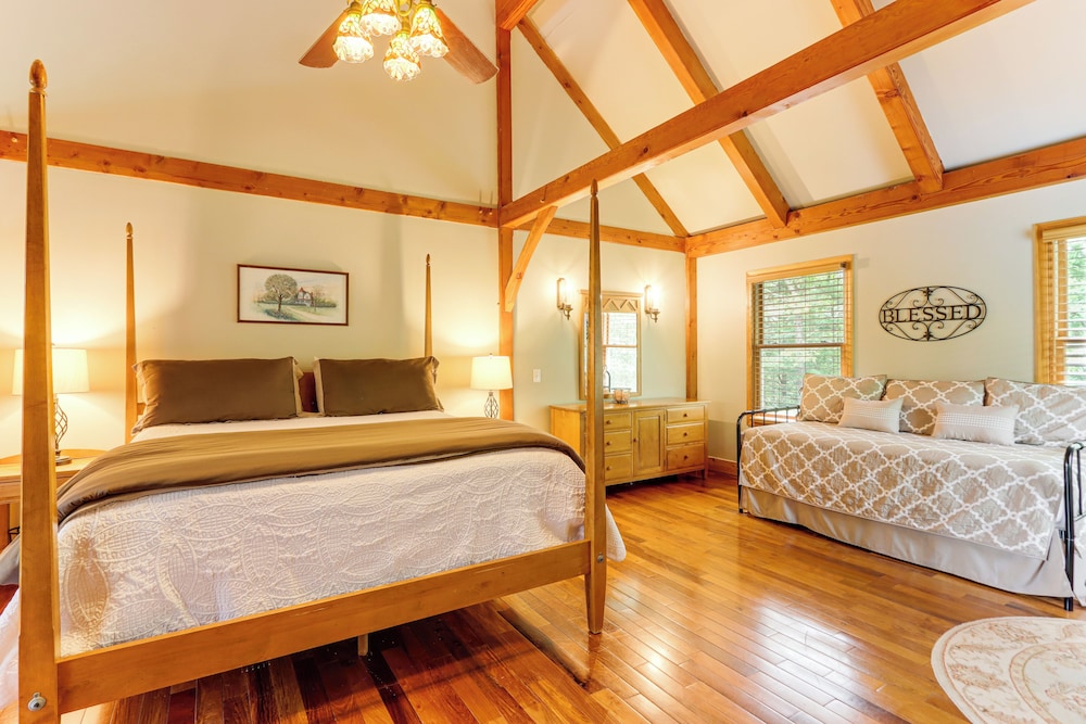 Game Room & Fireplaces: Group Dahlonega Getaway
