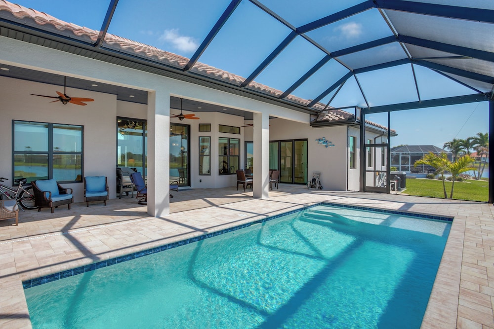 Home w/ Private Pool & Lake Views in Punta Gorda!