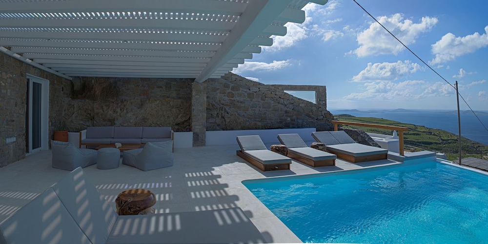Villa Hermes en Mykonos — recepcion & lobby