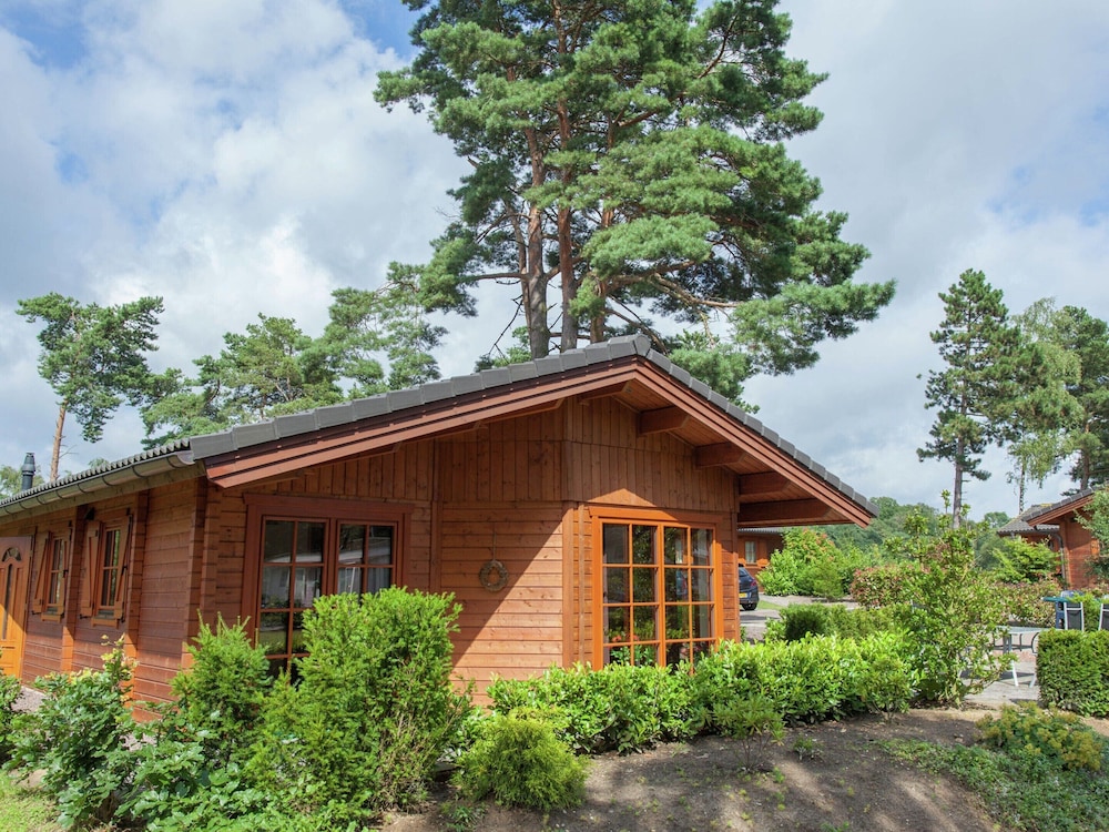Wooden Chalet With Terrace and Microwave view 3