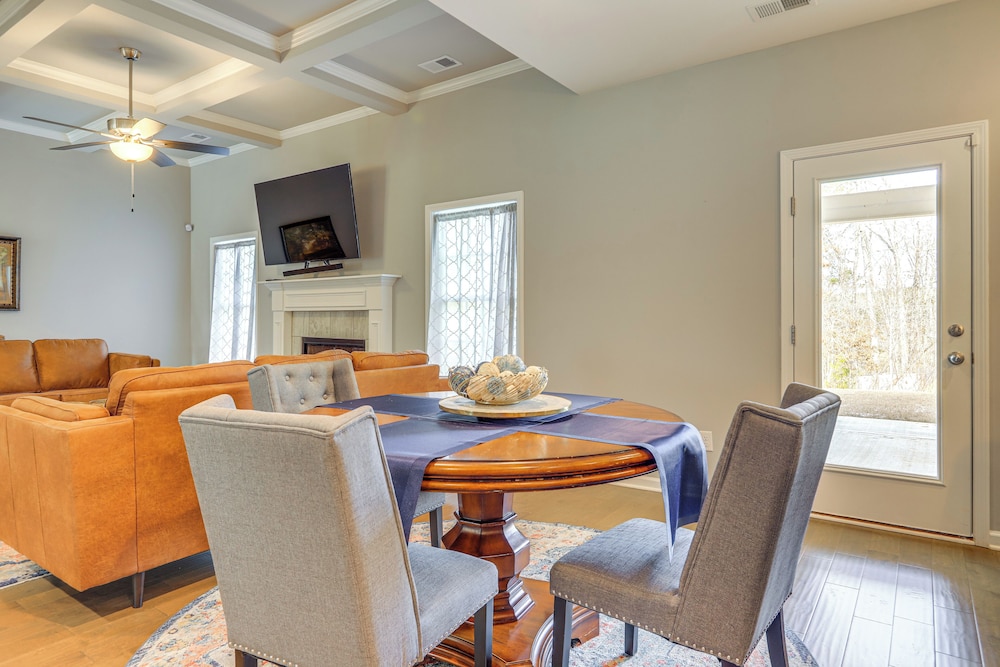 Patio w/ Fireplace: Spacious Sharpsburg Home!