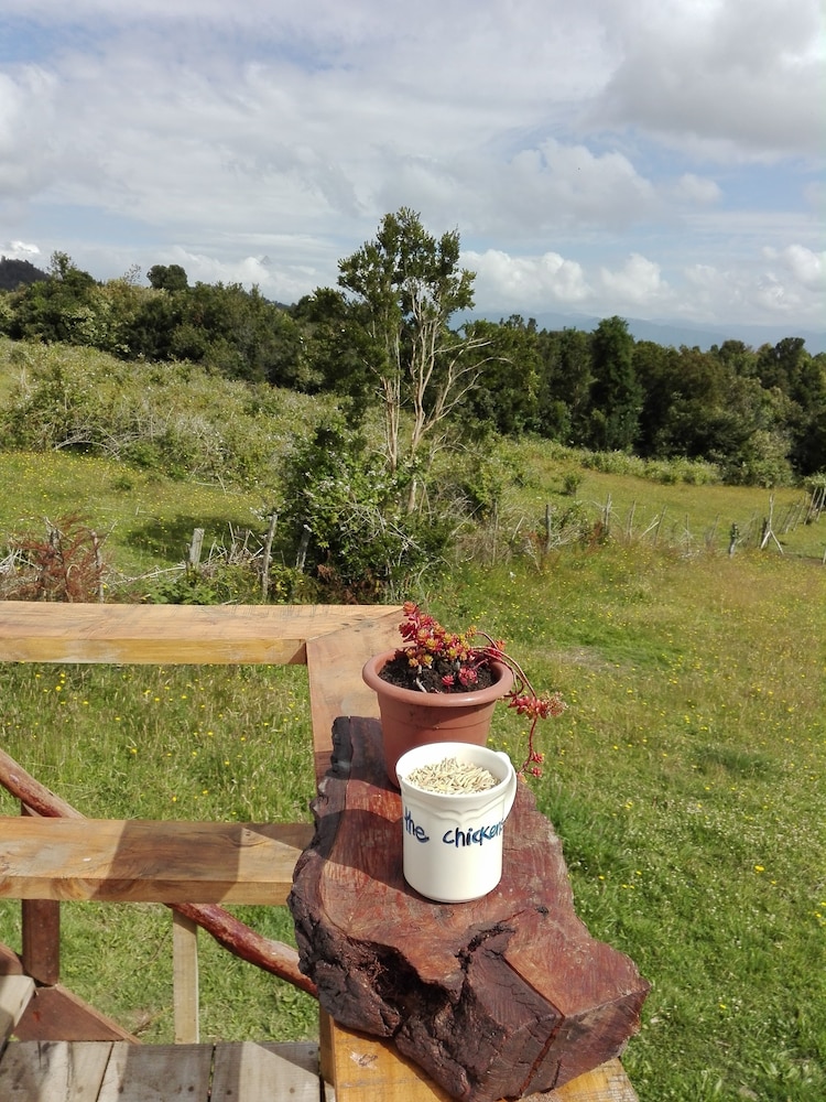 Yurt in Puyehue with Volcano Views