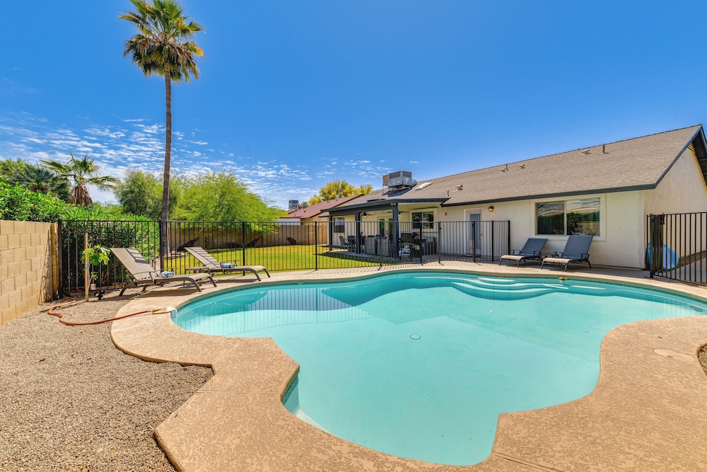 Spacious Desert Oasis in Mesa w/ Private Pool!