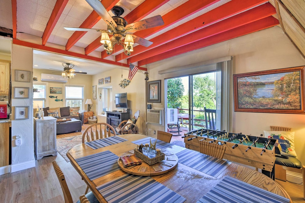 Steps to Lake! Charming Cabin: Pool Access & Decks view 3