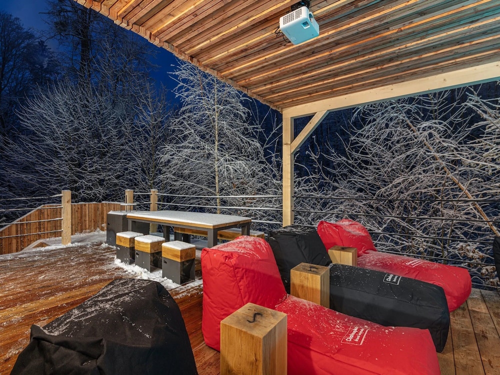 Villa in Celadna With Outdoor Cinema & Whirlpool